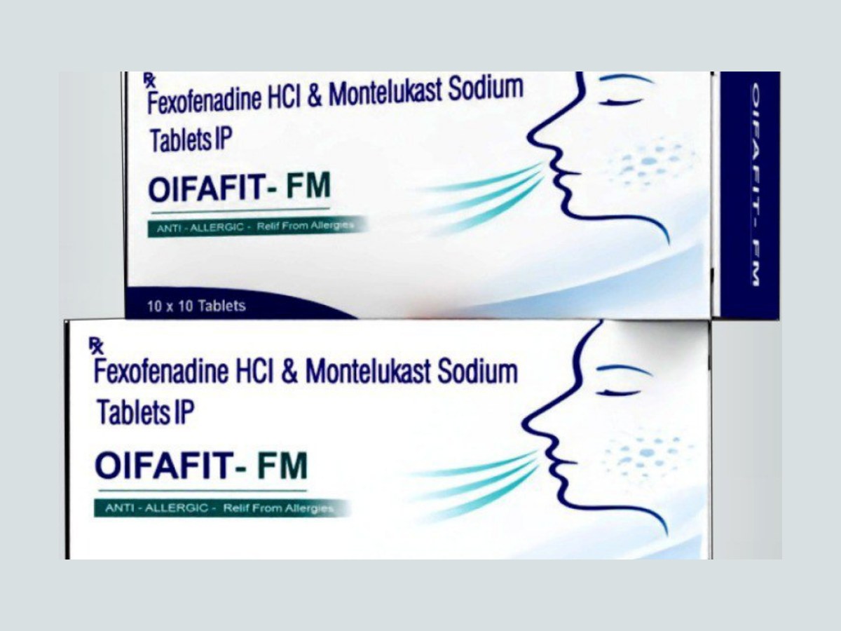 OlfaFit-FM — Fexofenadine Hydrochloride 120 mg + Montelukast Sodium 10 mg pack